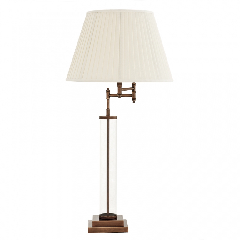 Настольная лампа латунного цвета "Beaufort", изображение 1