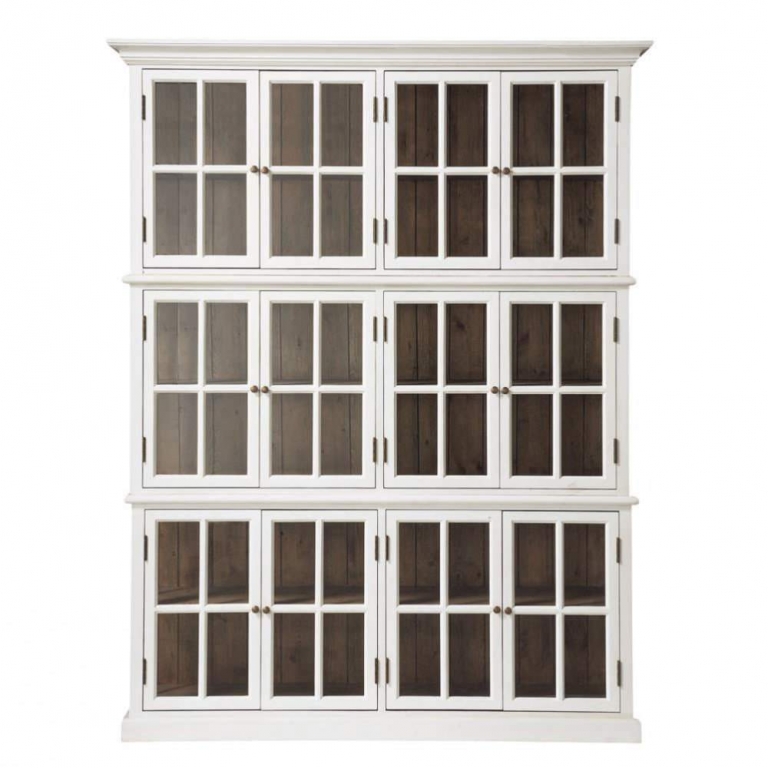 Белый шкаф-витрина "Sologne", изображение 1