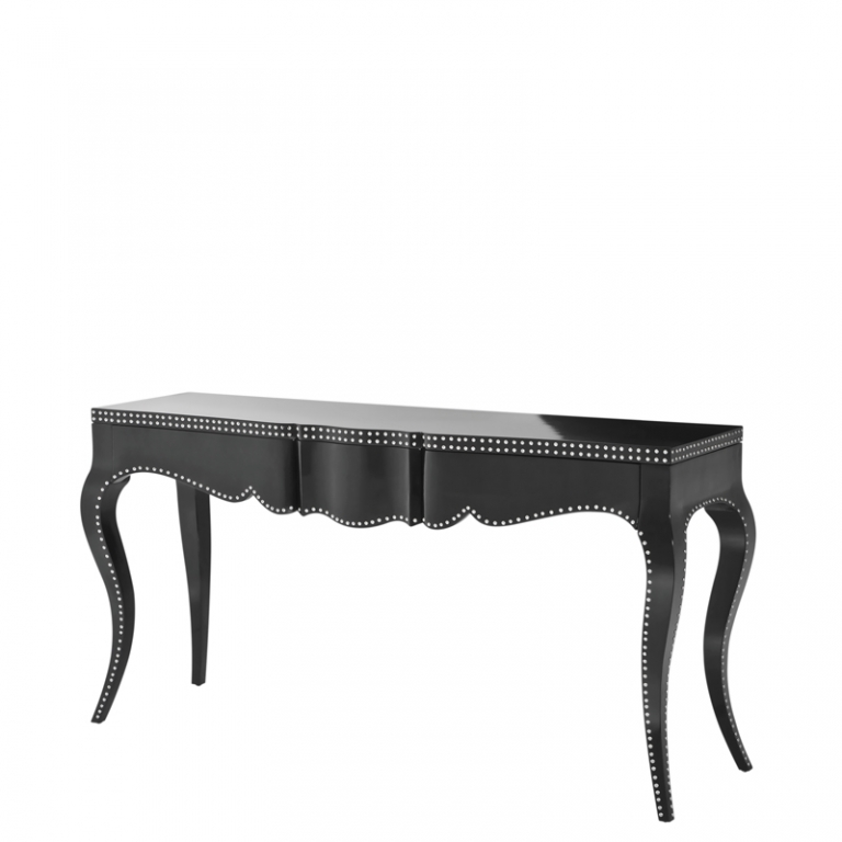 Черный консольный стол "Margaret", изображение 1
