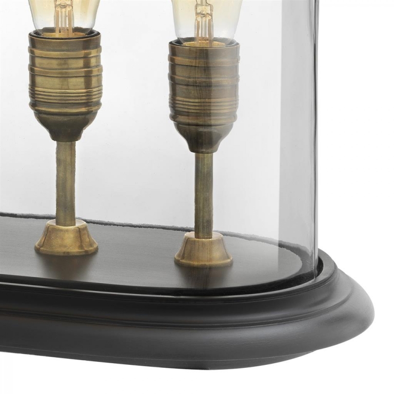 Стеклянный настольный светильник "Sargent", изображение 2