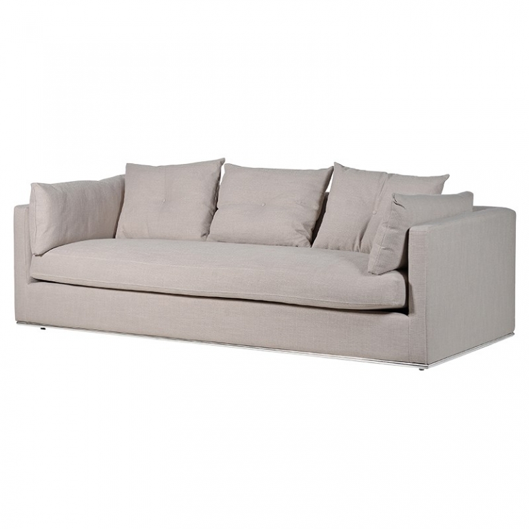 Трехместный тканевый диван "Tess Natural", изображение 1