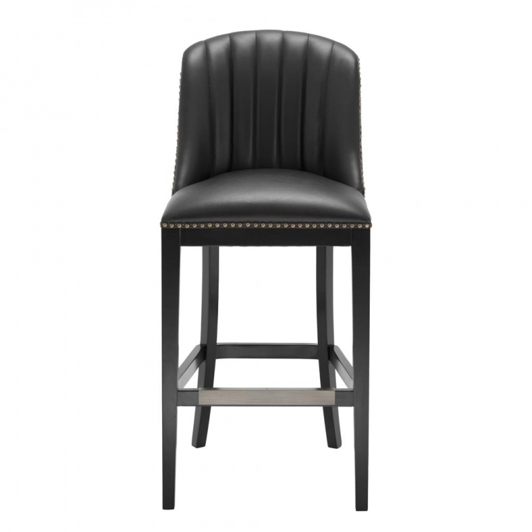 Высокий барный стул из искусственной кожи "Balmore", изображение 2