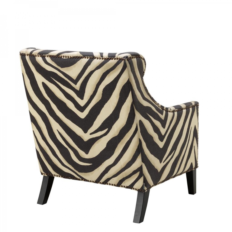 Kресло цвета зебры "Jenner" Eichholtz, изображение 2