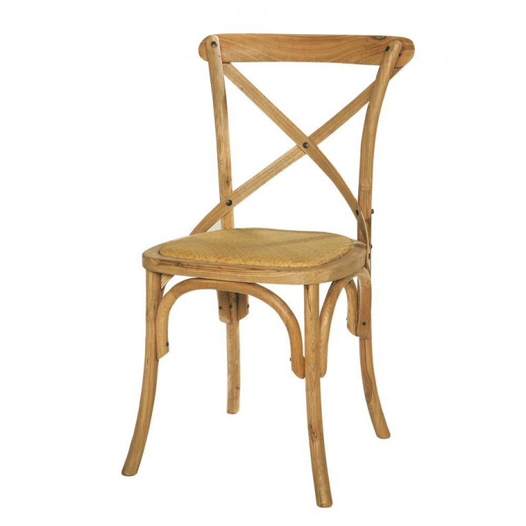 Дубовый стул с ротангом "Tradition", изображение 1