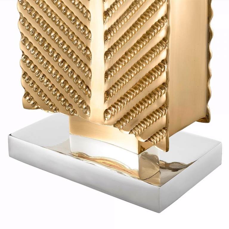 Настольная лампа золотая "Matignon", изображение 2
