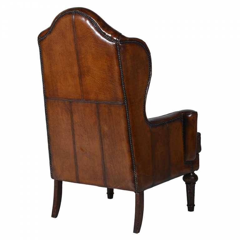Винтажное кожаное кресло, изображение 2
