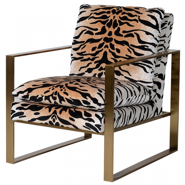 Кресло с рисунком шкуры тигра, изображение 1