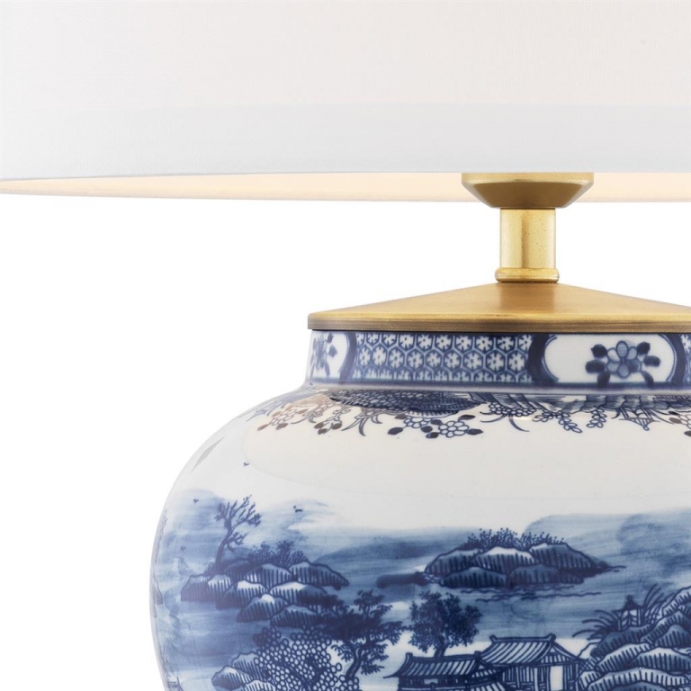 Настольная лампа Chinese Blue, изображение 3