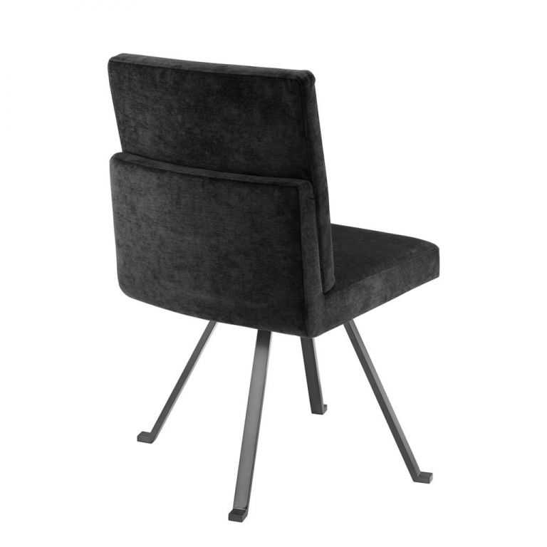 Вельветовый стул на стальных ножках "Dirand", изображение 2