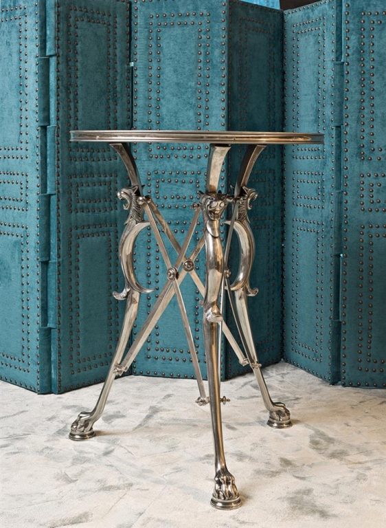 Серебристый приставной стол "Belfort", изображение 2