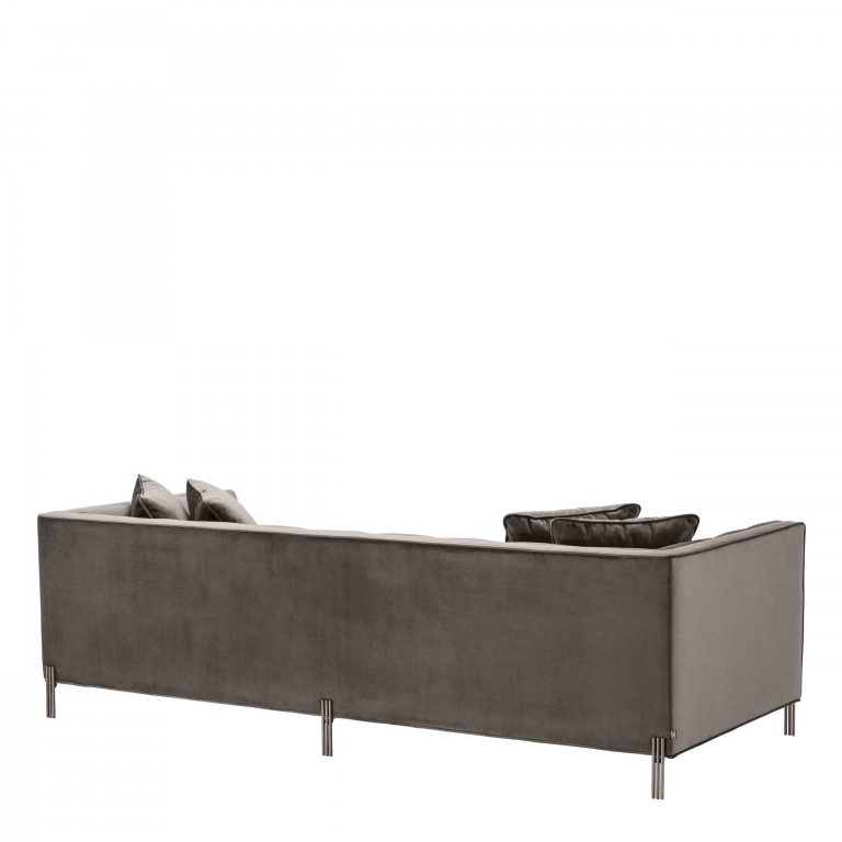 Серый вельветовый диван Sienna Eichholtz, изображение 3