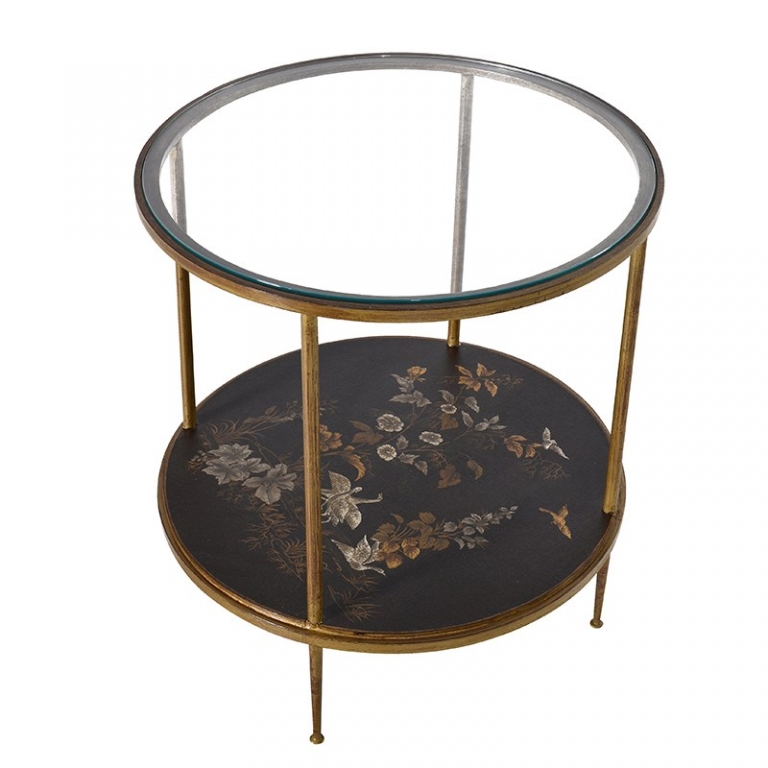 Круглый столик "Gold Leaf", изображение 2