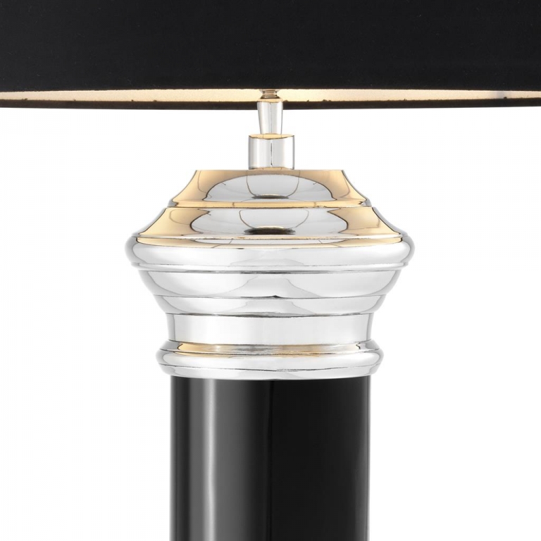 Черная настольная лампа "Newport", изображение 3