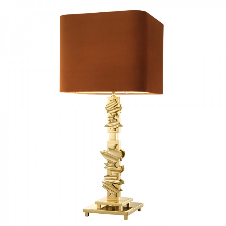 Золотая настольная лампа Abruzzo Eichholtz, изображение 1