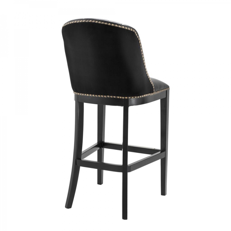 Высокий барный стул из искусственной кожи "Balmore", изображение 4
