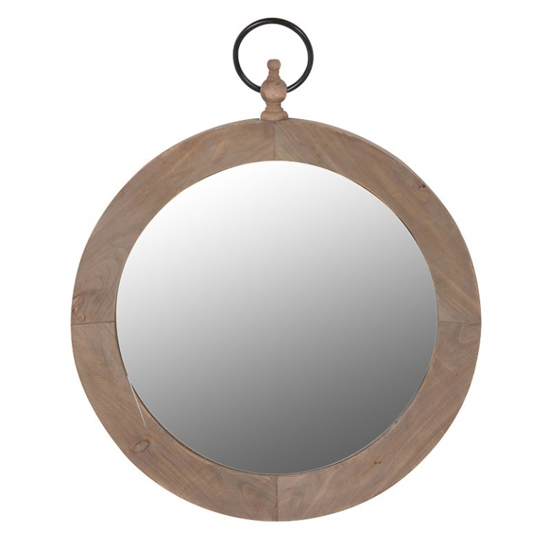 Круглое зеркало с подвесом, изображение 1