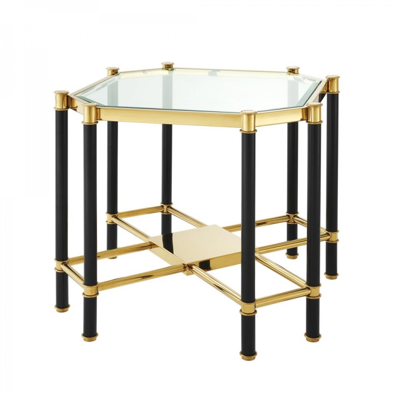 Приставной золотой стол Florence, изображение 1