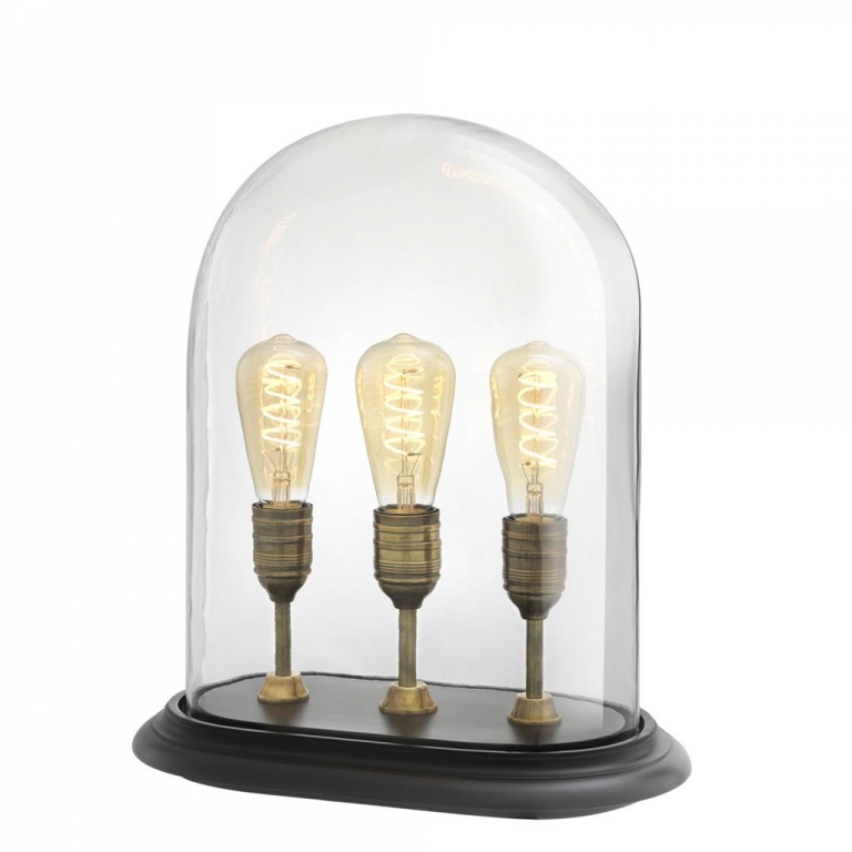 Стеклянный настольный светильник "Sargent", изображение 1