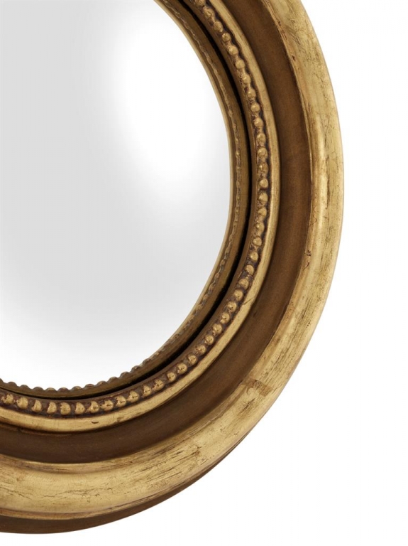 Круглое зеркало в золотой раме 65 см Verso, изображение 3
