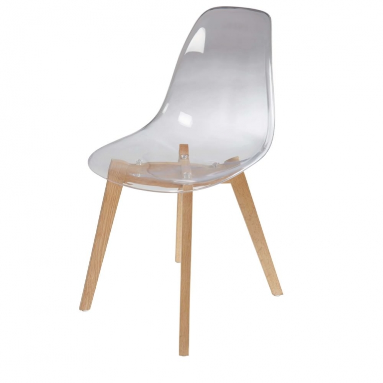Прозрачный стул в скандинавском стиле "Ice", изображение 2