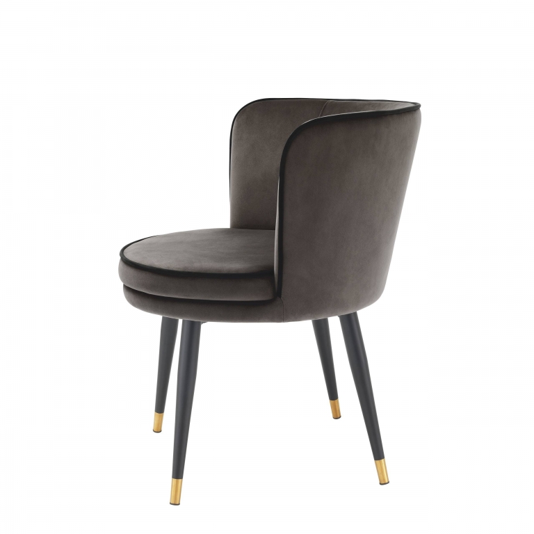Мягкий стул серого цвета Grenada Eichholtz, изображение 3