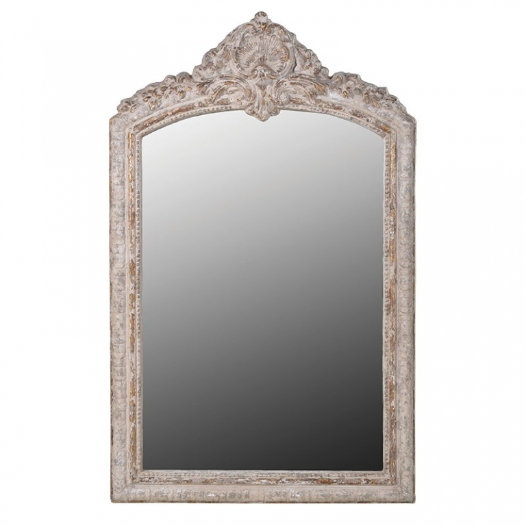 Состаренное зеркало с орнаментом, изображение 1