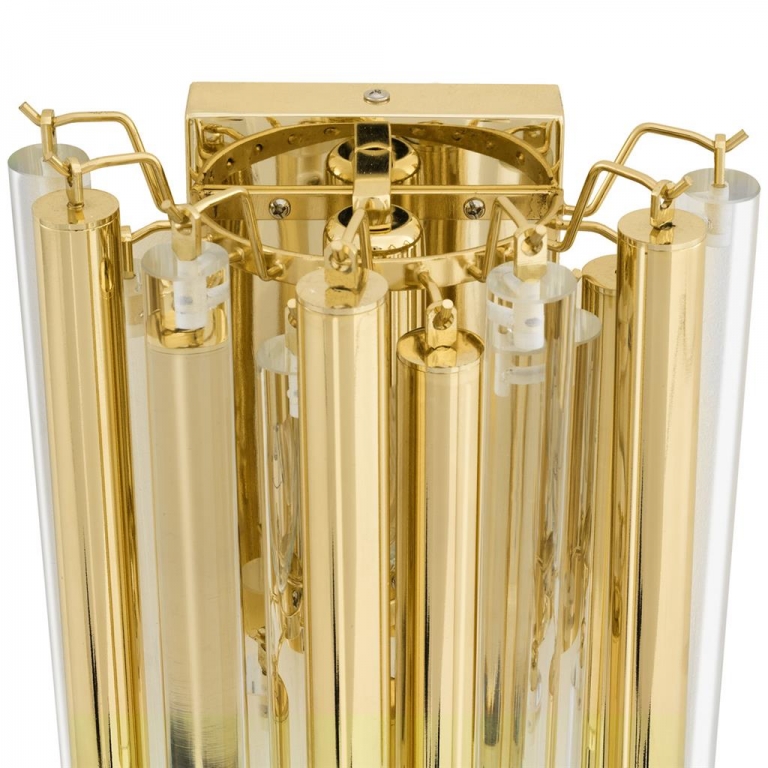 Золотой стеклянный светильник "Gigi", изображение 2