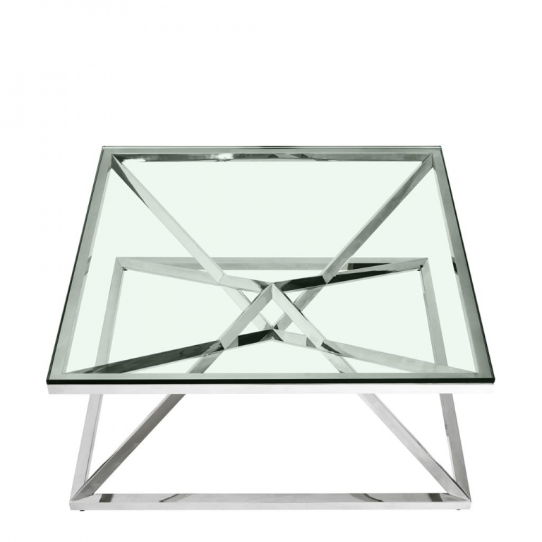 Серебристый кофейный столик "Connor" Eichholtz, изображение 2