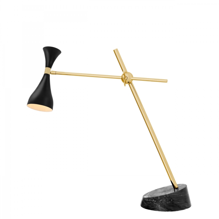 Золотая настольная лампа Cordero XL Eichholtz, изображение 2
