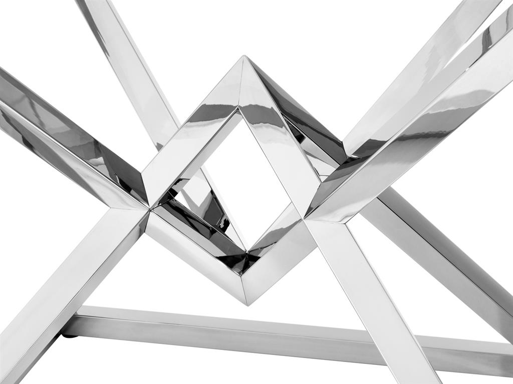 Серебристый приставной столик "Connor" Eichholtz, изображение 2
