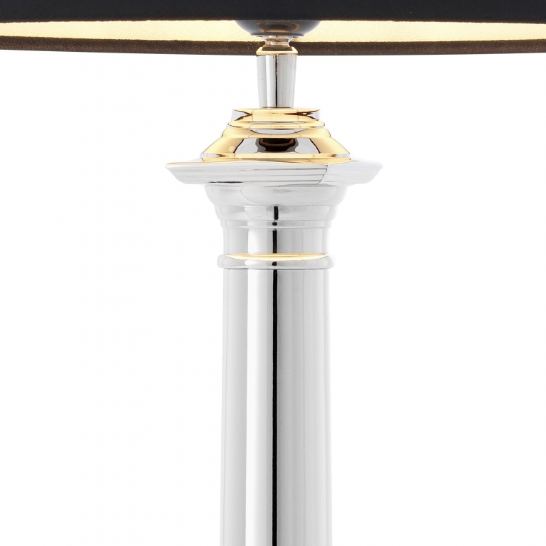 Никелевая настольная лампа Cologne L Eichholtz, изображение 2