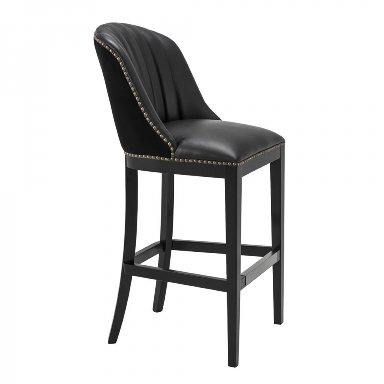 Высокий барный стул из искусственной кожи "Balmore", изображение 3