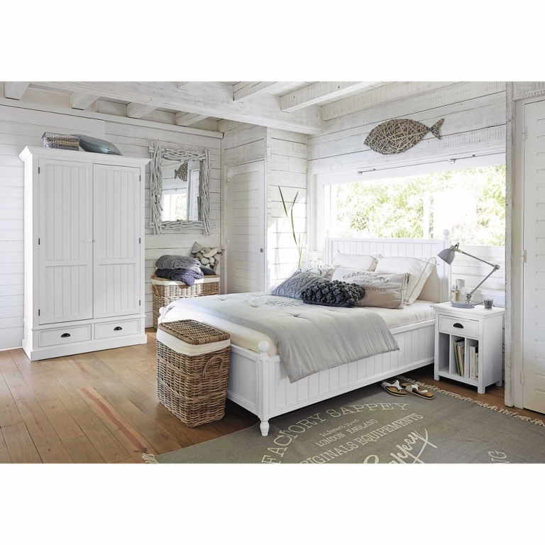 Белая кровать 140 x 190 Newport, изображение 3