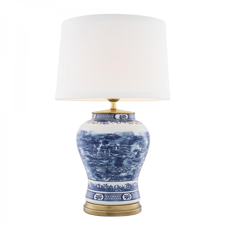 Настольная лампа Chinese Blue, изображение 1
