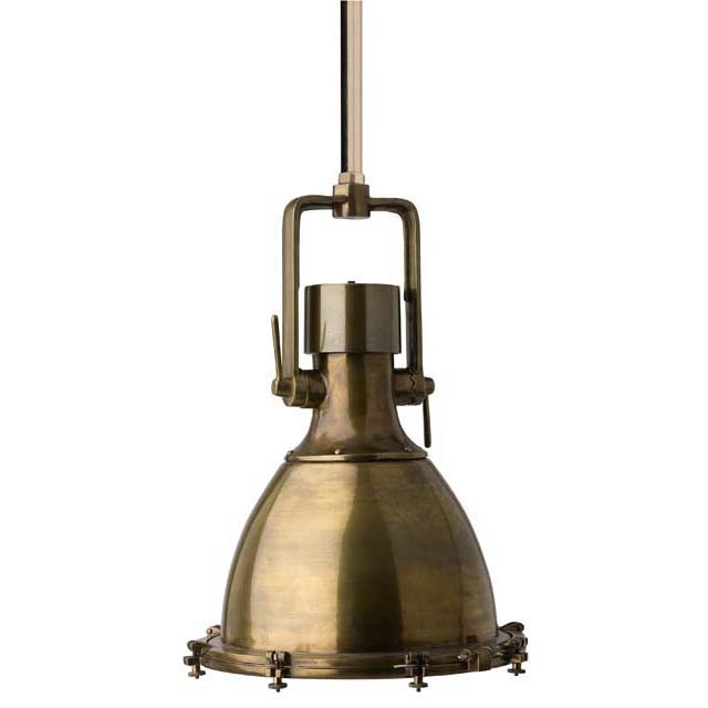 Потолочная лампа-прожектор латунная "Sea Explorer", изображение 1