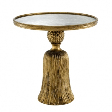 Купить Золотой приставной столик "Fiocchi" дёшево с доставкой