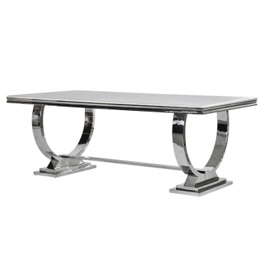 Купить Обеденный стол с мраморной поверхностью дёшево с доставкой