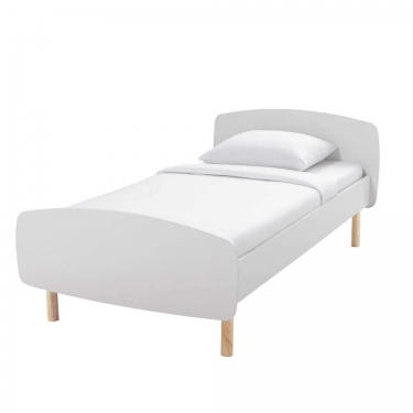 Купить Белая детская деревянная кровать "Nuage" дёшево с доставкой
