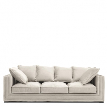 Купить Светлый тканевый диван "Menorca" Eichholtz дёшево с доставкой
