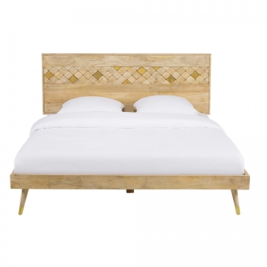 Купить Деревянная кровать 140 х 190 "Salome" дёшево с доставкой