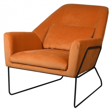 Купить Оранжевое кресло Viola Relax дёшево с доставкой
