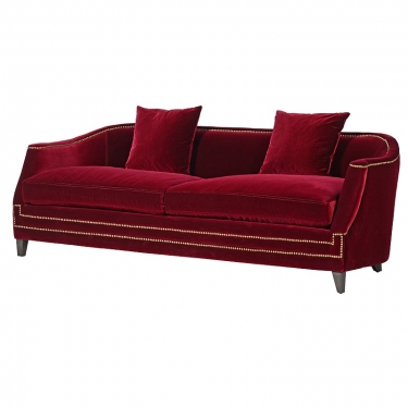 Купить Дизайнерский бордовый диван "Crimson" дёшево с доставкой
