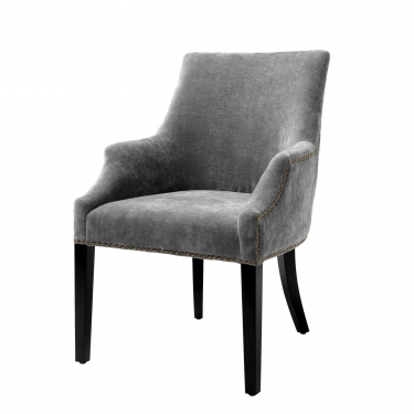 Купить Обеденный стул серого цвета Legacy Eichholtz дёшево с доставкой
