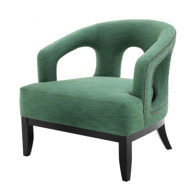 Купить Зеленое  кресло Adam Eichholtz дёшево с доставкой