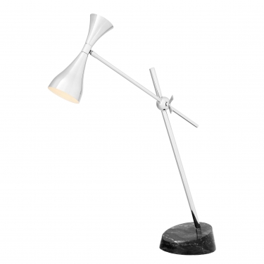 Купить Никелевая настольная лампа Cordero XL Eichholtz дёшево с доставкой