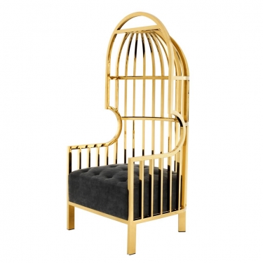 Купить Высокое золотое кресло "Bora Bora" Eichholtz дёшево с доставкой