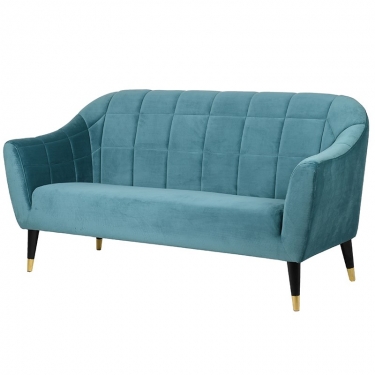 Купить Двухместный голубой диван дёшево с доставкой