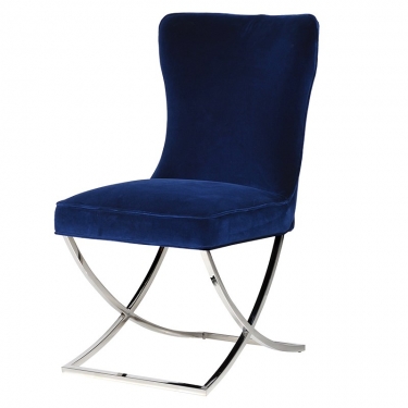 Купить Синий стул Giotto дёшево с доставкой