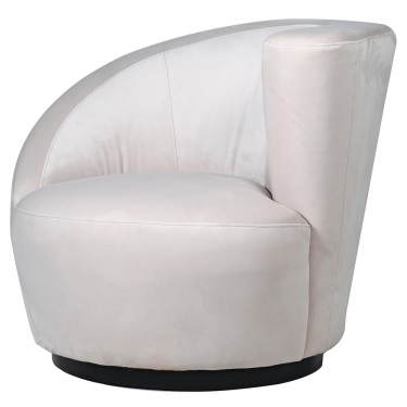 Купить Белое вращающиеся кресло Swan дёшево с доставкой